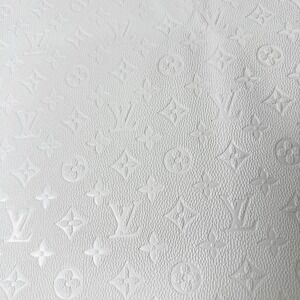 Louis Vuitton  Embossed Mono White Vinyl For Crafting Classic Size 12" X 12"